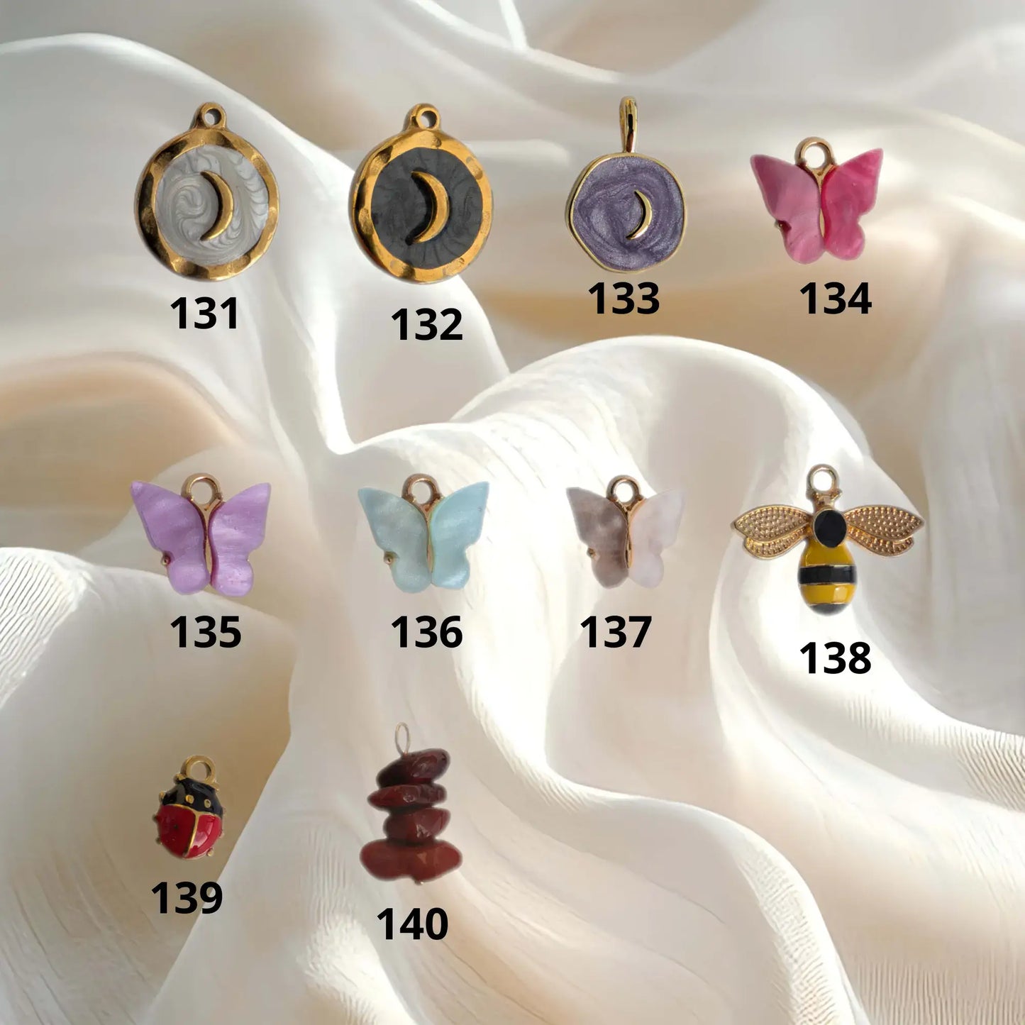 Boucles d'oreilles à charms personnalisable