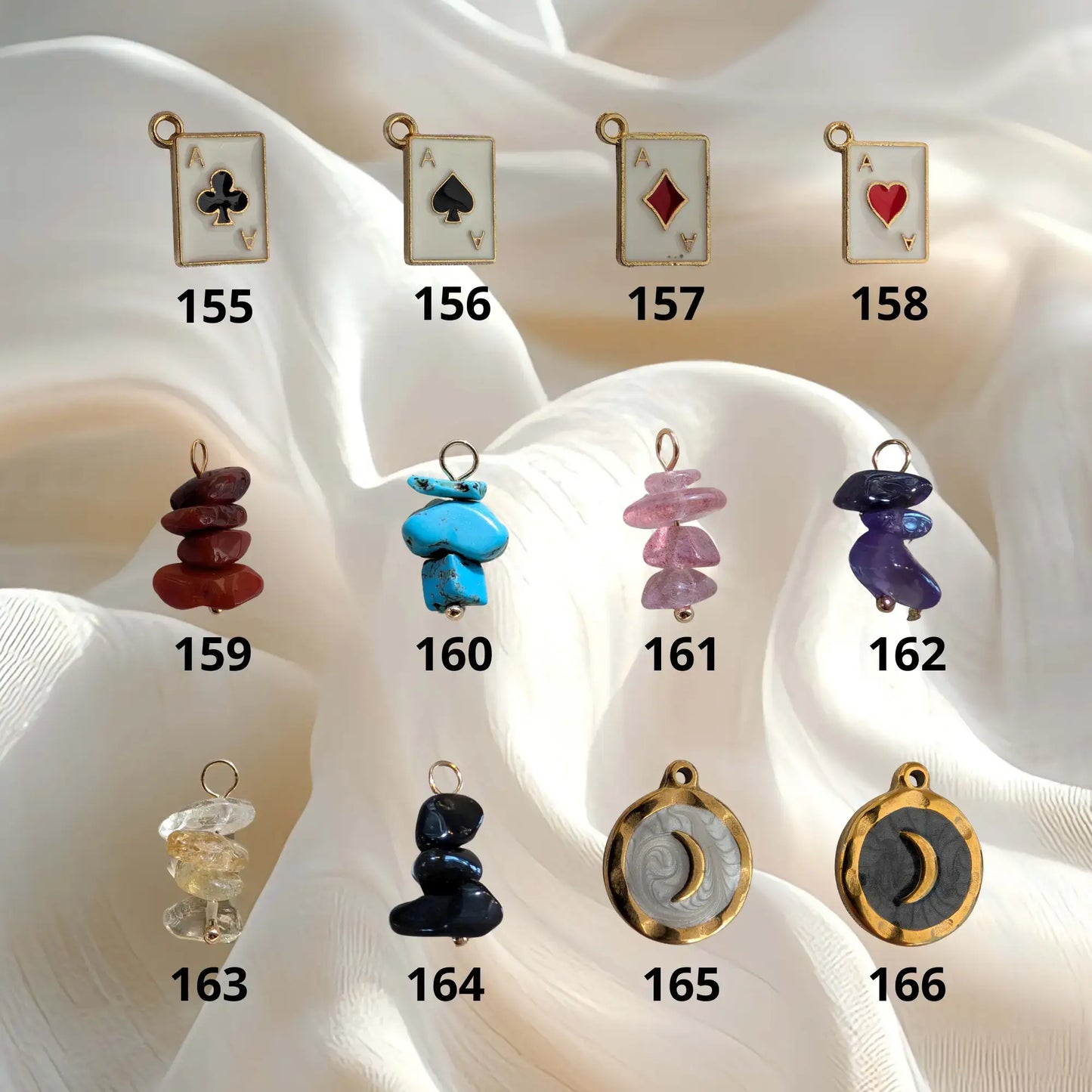 Boucles d'oreilles à charms personnalisable