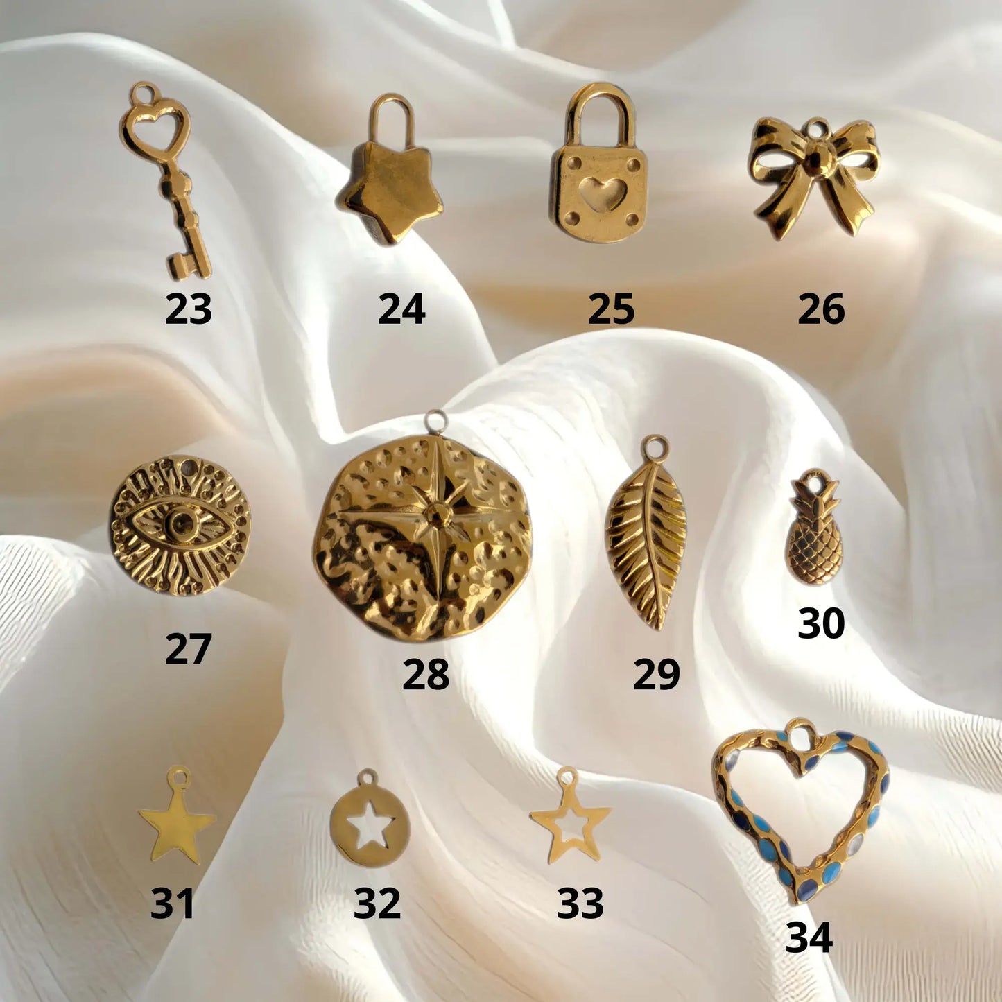 Boucles d'oreilles à charms personnalisable