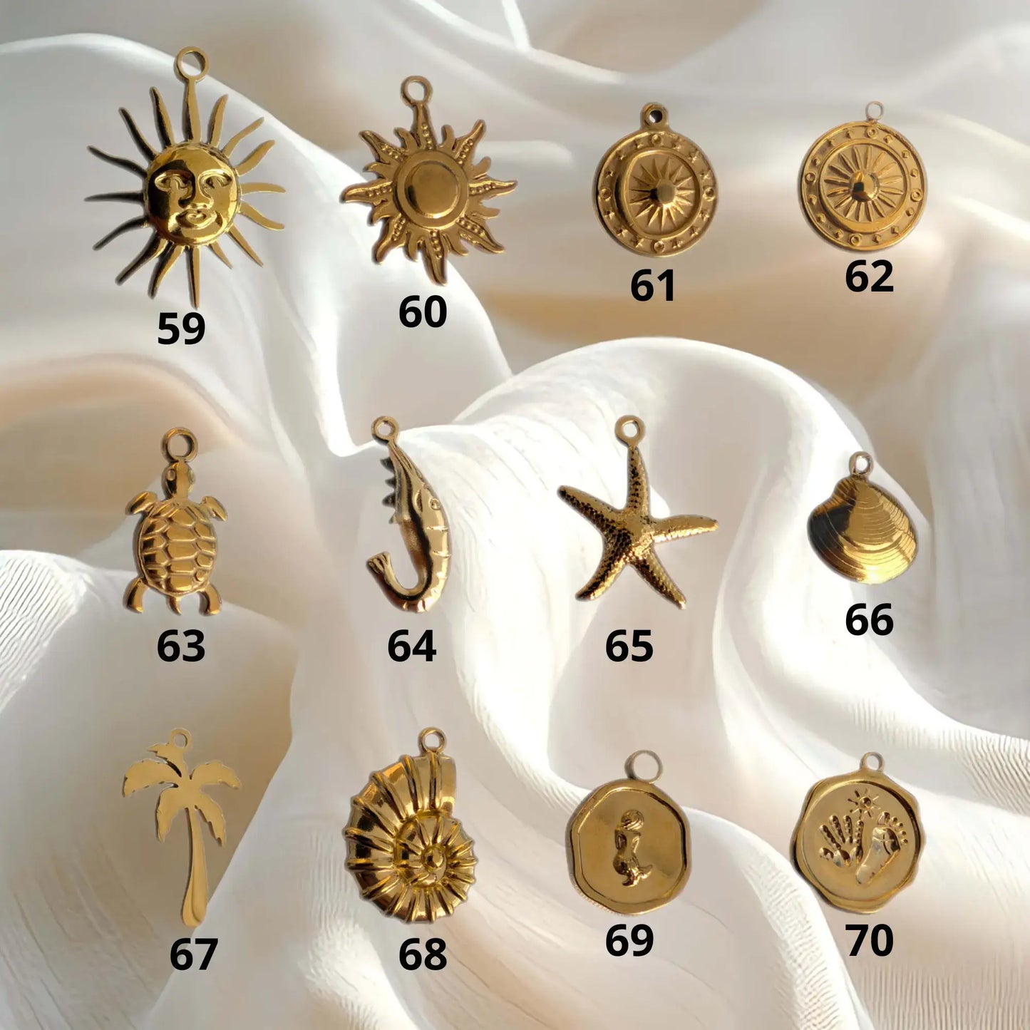 Boucles d'oreilles à charms personnalisable