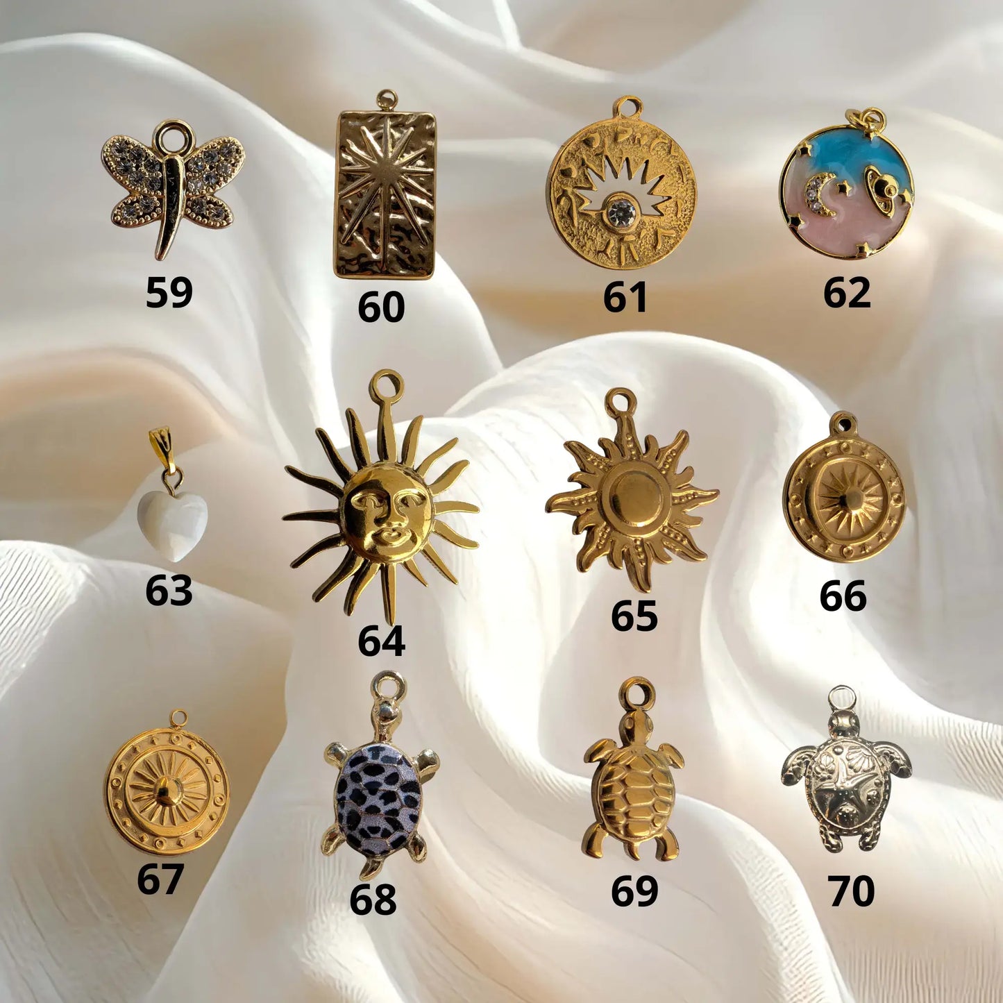 Boucles d'oreilles à charms personnalisable