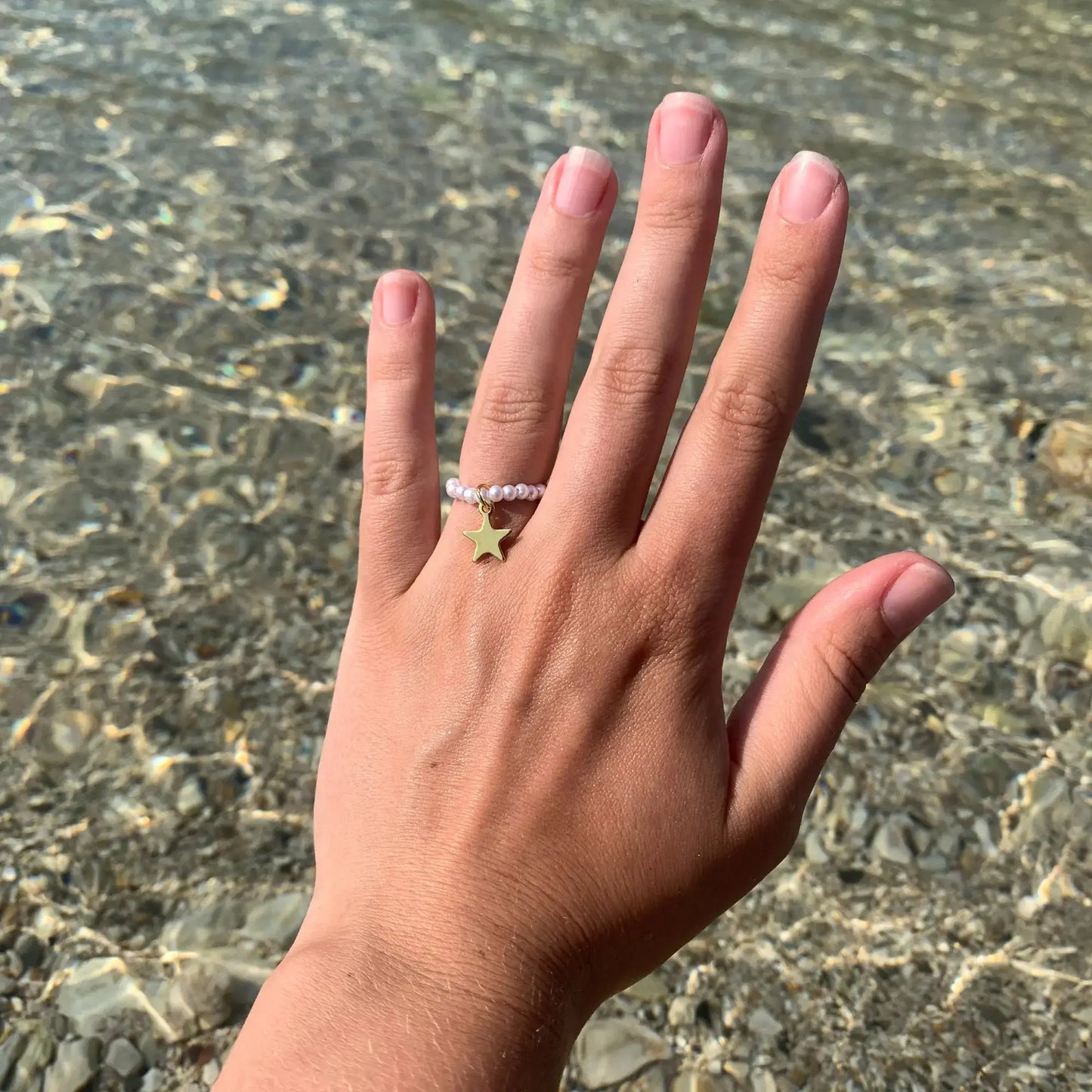 Bague en perle personnalisable