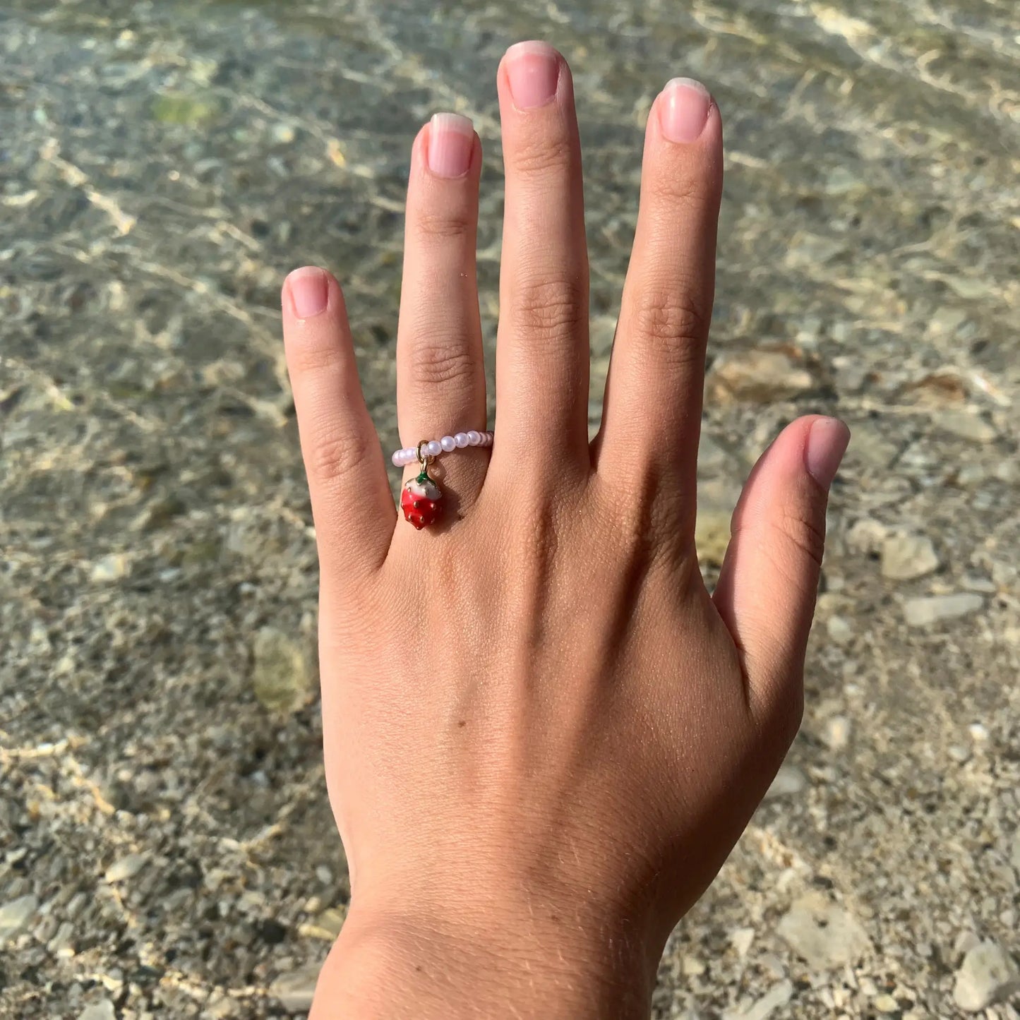 Bague en perle personnalisable