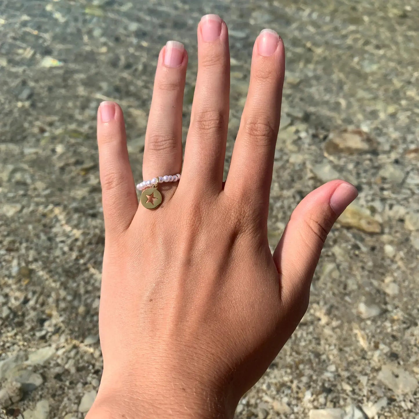 Bague en perle personnalisable