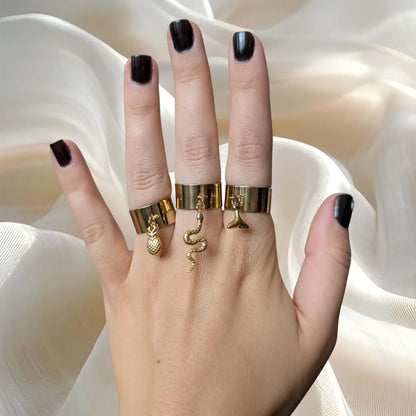 Bague à charm personnalisable